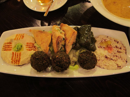 Veggie sampler plate