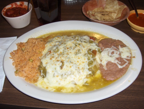 Green enchiladas