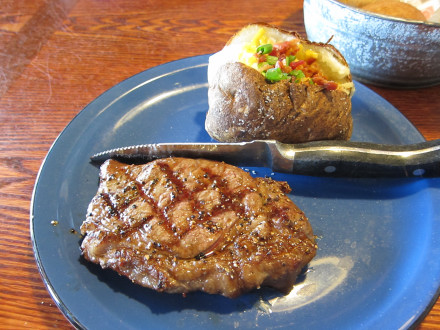 Ribeye on the lunch menu