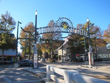 Entranceway to downtown