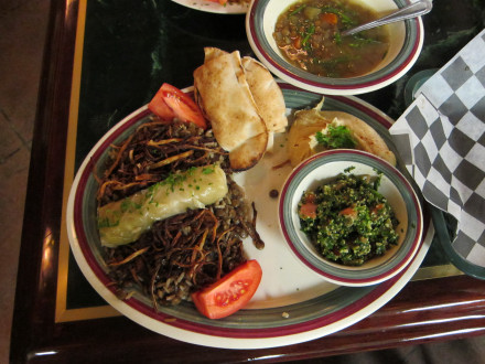 Veggie sampler plate