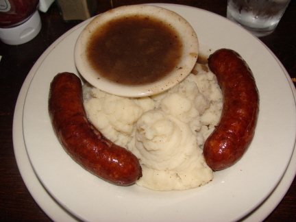 Bangers and mash