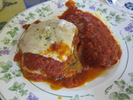 Eggplant parmesan