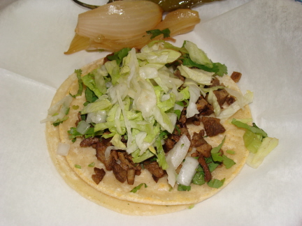 Beef taco