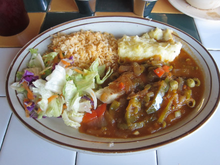 Pescado ala veracruzana from El Jacalito