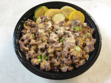 Beef bowl with squash