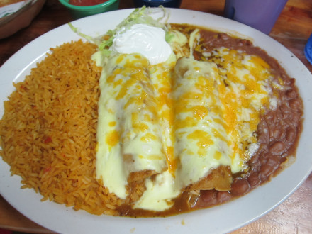 Enchiladas verdes